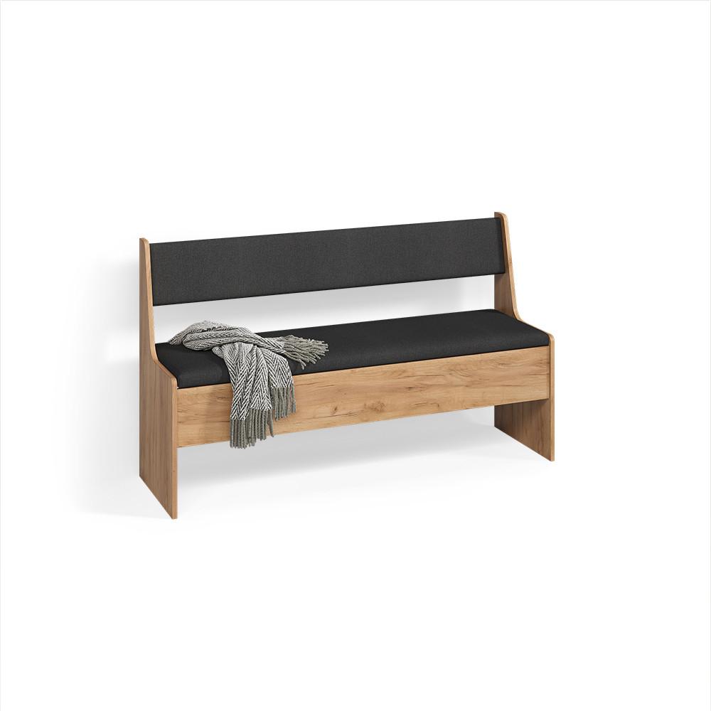 ESSZIMMER-BANK Tiberio Sandeiche 41.5 x 136.6 cm - Sonoma Eiche, Holzwerkstoff (41.5/80/136.6cm) - Livinity®