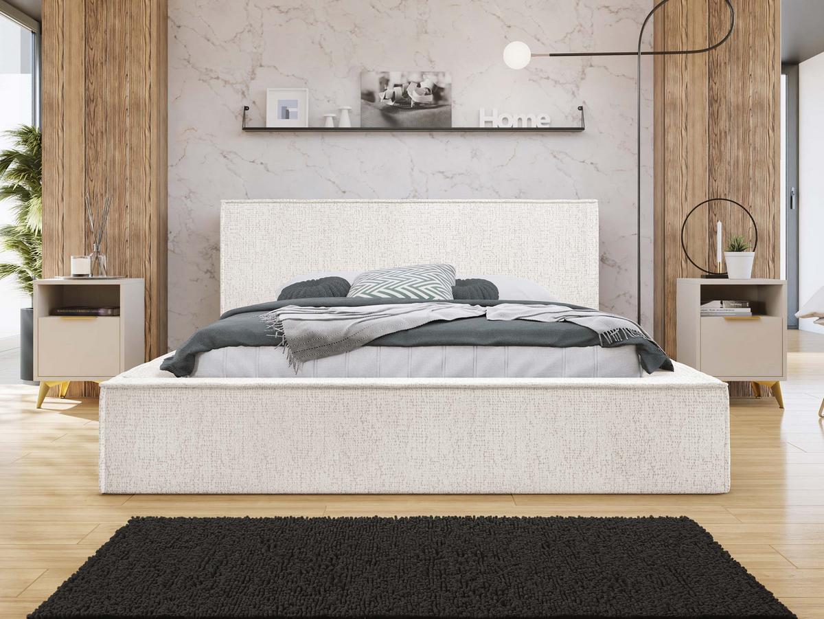 POLSTERBETT Glexi - Naturfarben, Holz/Textil (180/200cm) - MIRJAN24