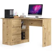 SCHREIBTISCH Eiche Artisan 77/124/85 - Eiche Artisan, Holzwerkstoff (124/85/77cm) - RAUMHIRSCH FURNITURE