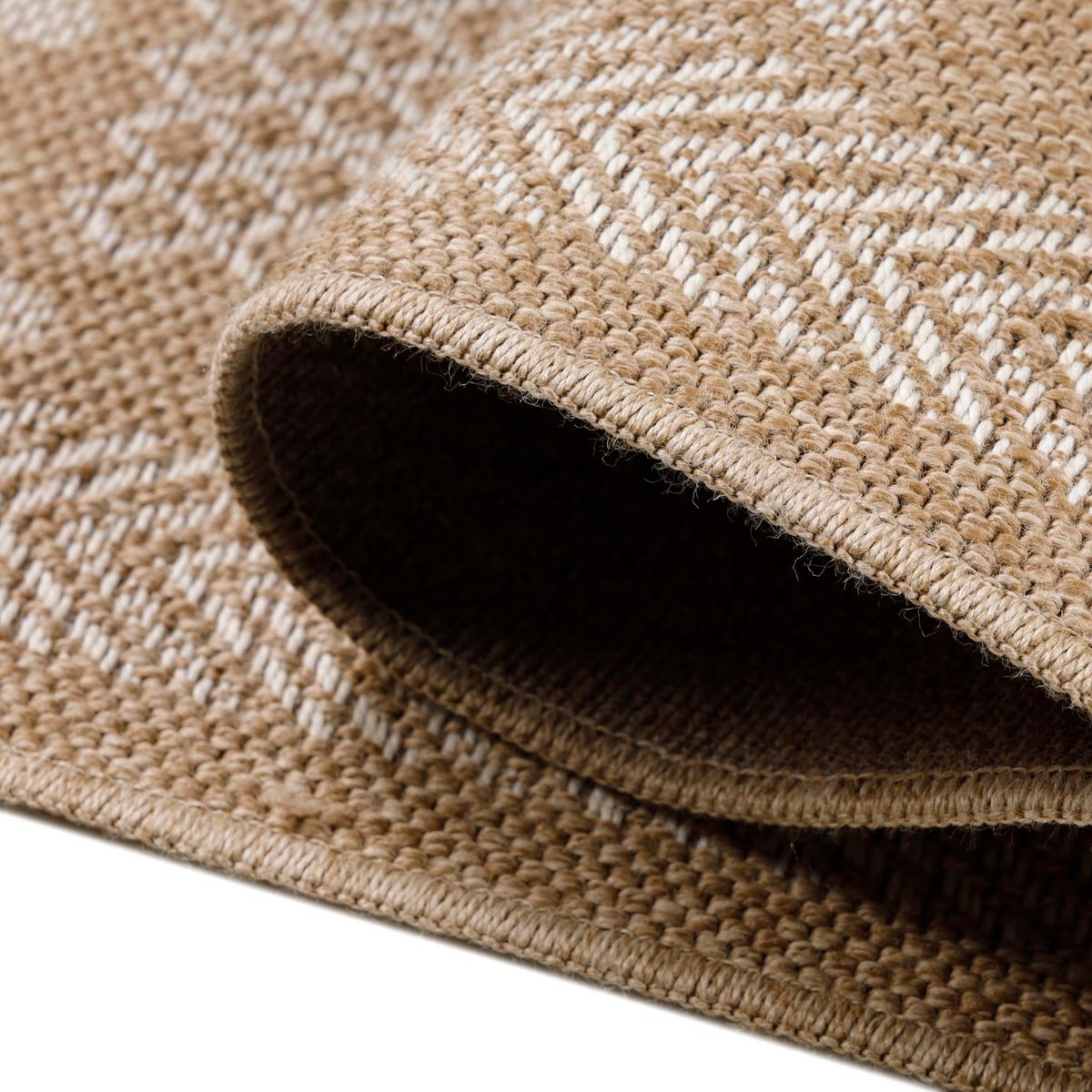 TEPPICH Outdoor KASBERG in Beige, im Vintage-Stil, aus Polypropylen, 80 x 150 cm - Beige, Textil (150/80cm) - KADIMA DESIGN