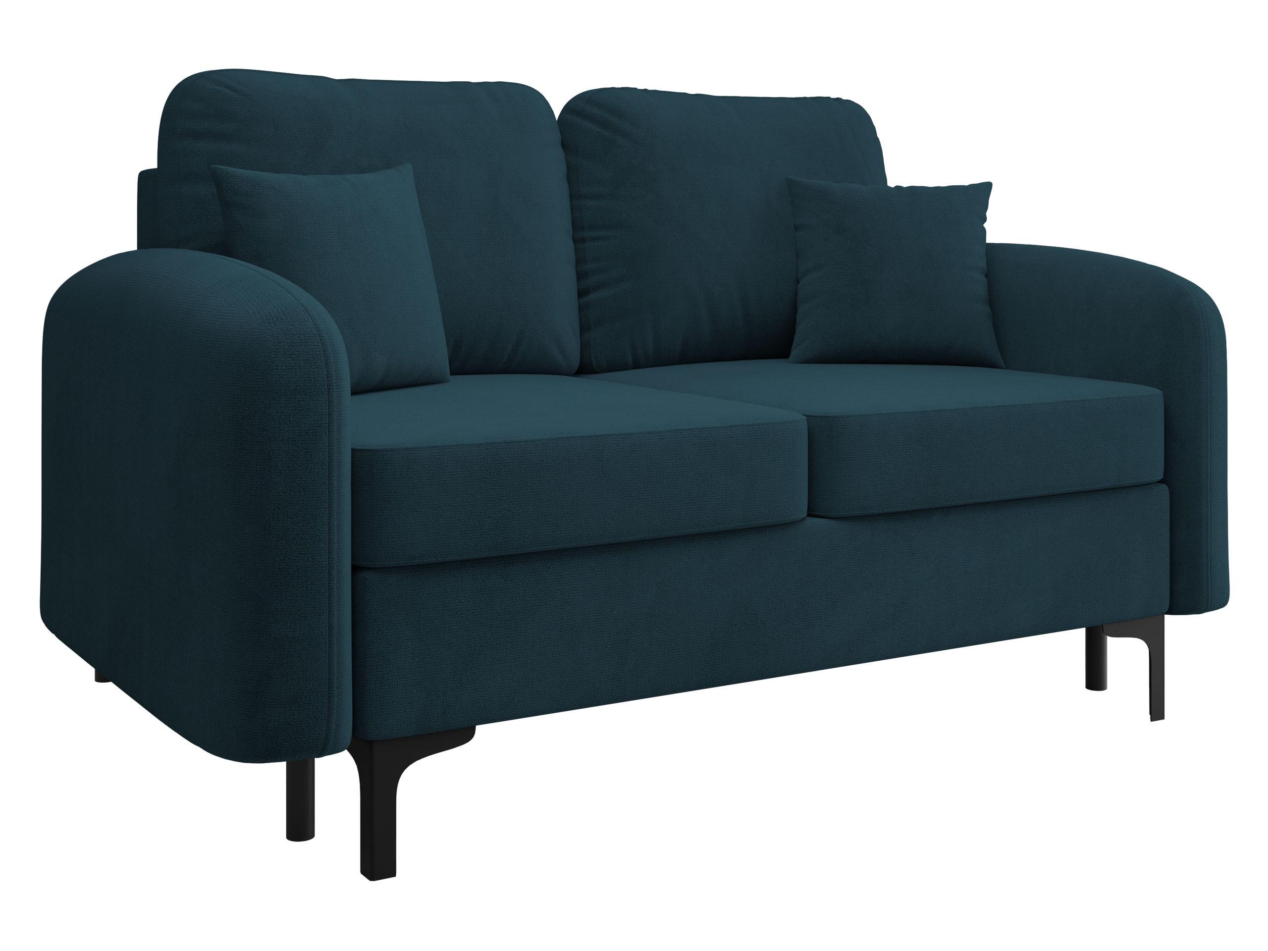 SCHLAFSOFA Venice Small - Blau/Schwarz, Holz/Textil (157/96/94cm) - MIRJAN24