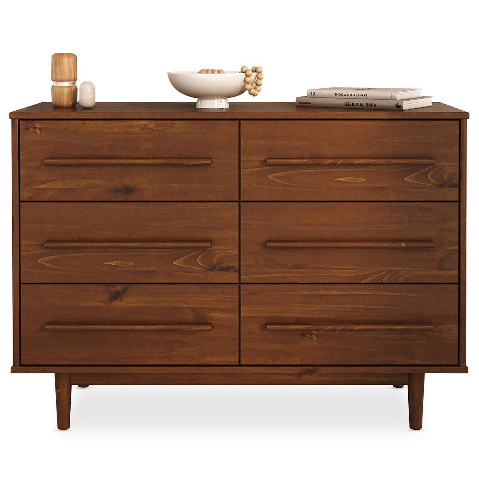 KOMMODE TECCA Kastanie - Kastanienfarben, Holz (111/79/41cm) - IDIMEX