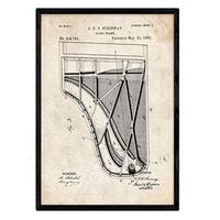 POSTER Klavier 2 Patent A3 Rahmenlos - Klar, Papier (29.7/5/42cm) - Nacnic
