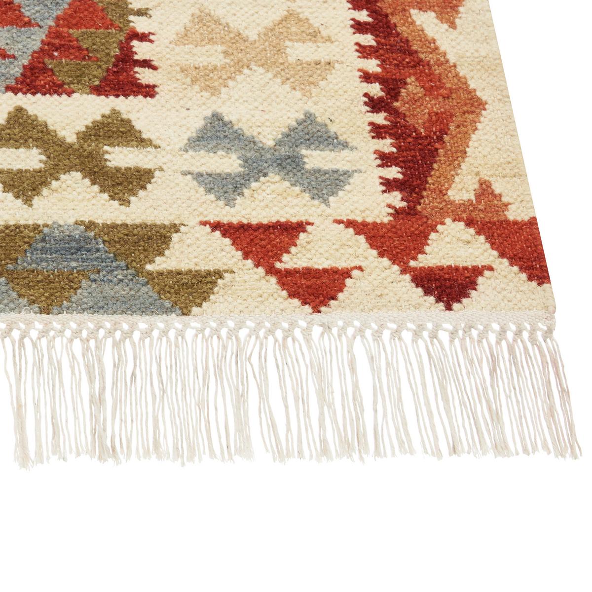 KELIM-TEPPICH Oshakan 230/160 cm - Multicolor, Textil (160/230cm) - Beliani