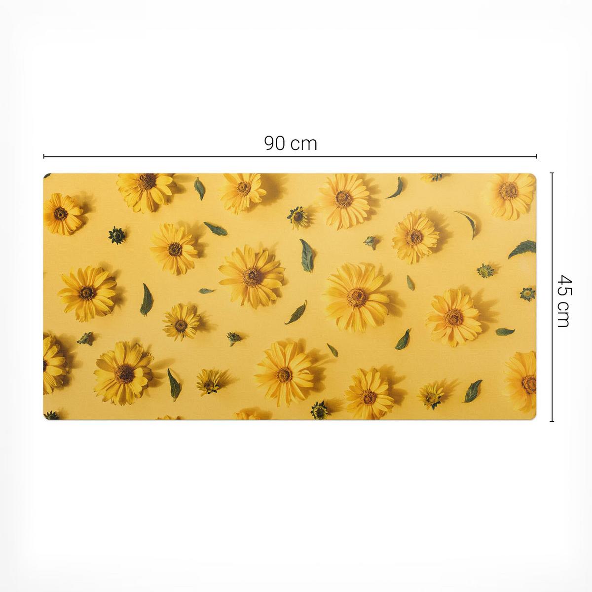 SCHREIBTISCHUNTERLAGE 90x45 cm Gelb - Gelb, Kunststoff (90/45/1.6cm) - Wallfluent