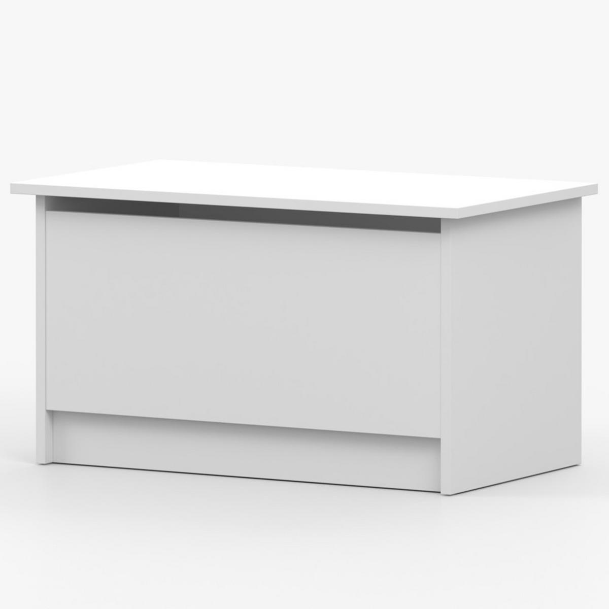 SPIELZEUGKISTE OLAF I 75,5cm/42cm/43cm Weiß - Weiß, Holzwerkstoff (75.5/43cm) - imoebel24
