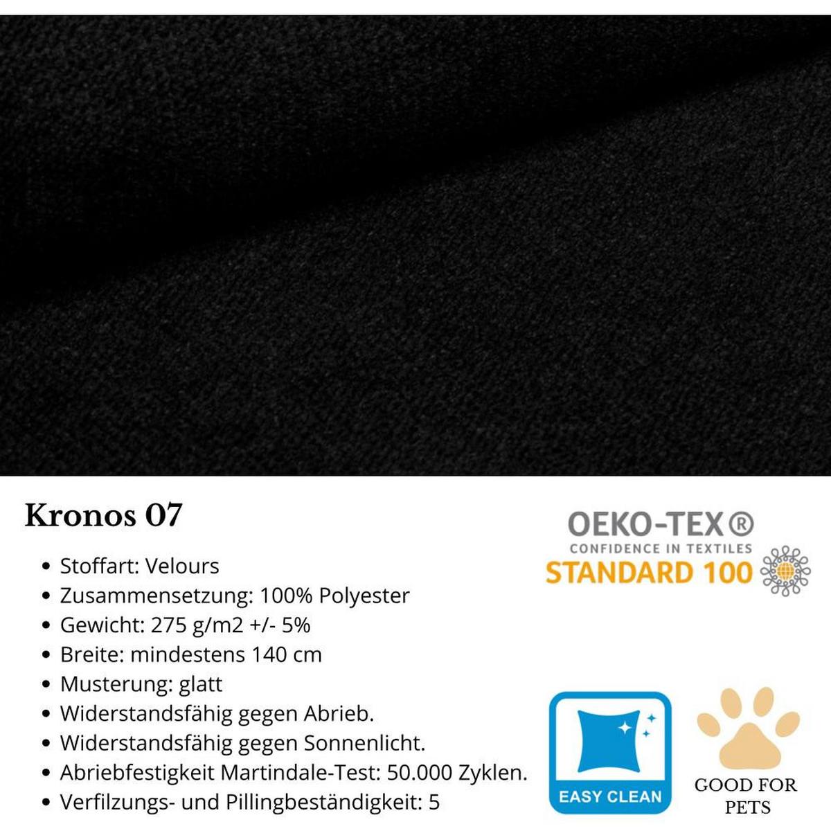 CHESTERFIELD-SESSEL Falco schwarz mit Holzbeinen - Wengefarben/Schwarz, Holz/Textil (82/102/92cm) - Beautysofa