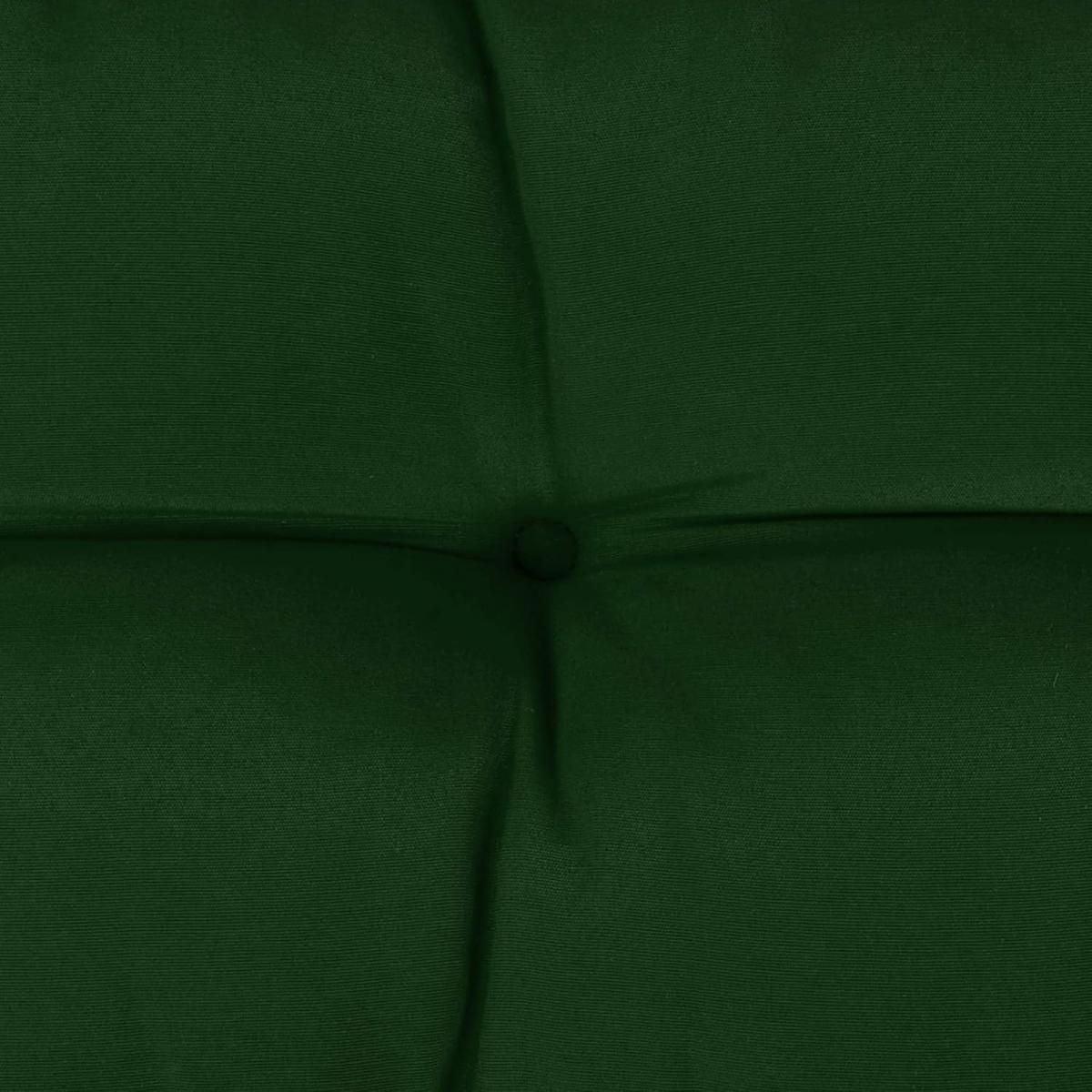 PALETTENKISSEN ECO Style Sitz 120x80x15cm Dunkelgrün + Rücken (1tlg) - Dunkelgrün, Textil (80/15/120cm) - Beautissu 