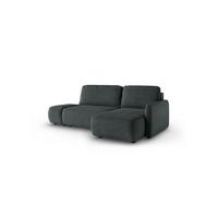 ECKSOFA Luka Mit Schlaffunktion - Anthrazit, Holzwerkstoff/Textil (148/229cm) - Fun Möbel
