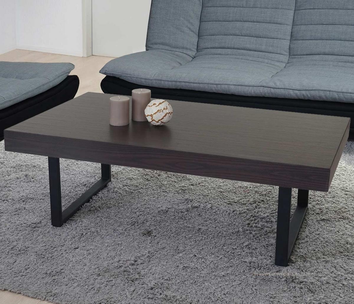 COUCHTISCH rechteck Wenge Dekor - Wengefarben, Holz (60/110/40cm) - MCW