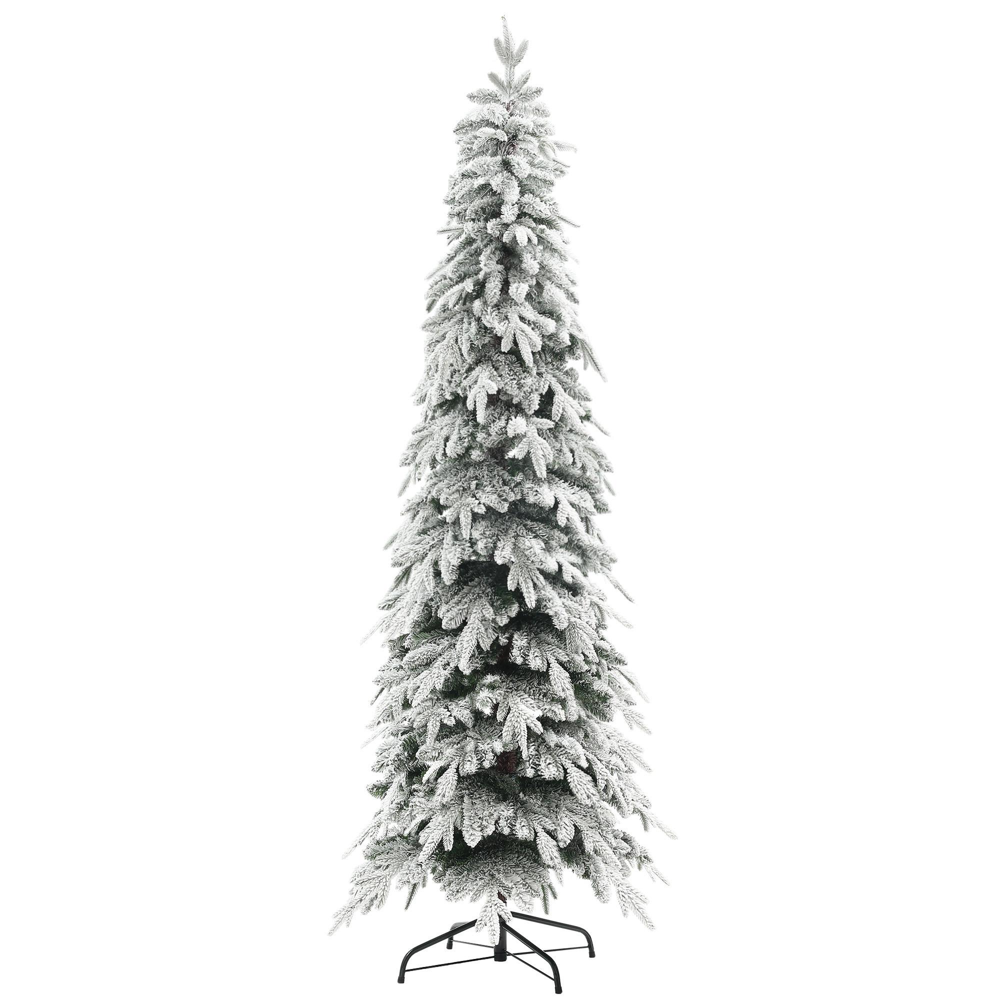 WEIHNACHTSBAUM Stahl PE Grün - Grün, Kunststoff (210cm) - HOMCOM