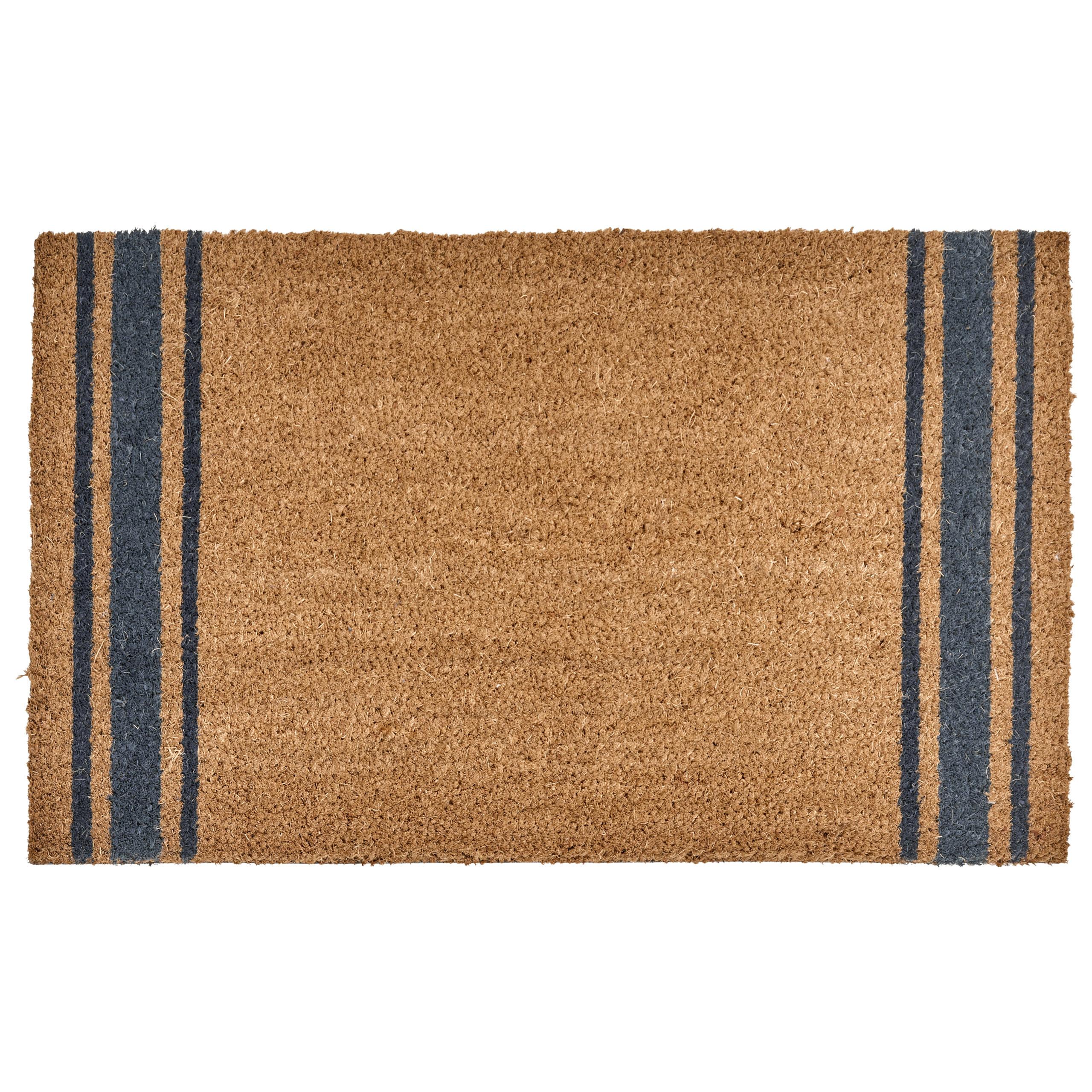 FUSSMATTE Naturfarben 40/60 cm Kokosfasern Portage - Naturfarben, Textil (40/60cm) - Beliani