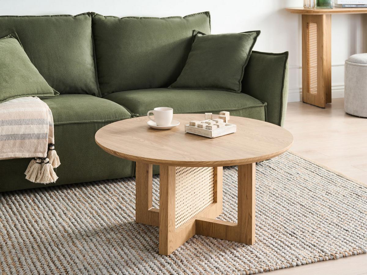 COUCHTISCH Braun Karlo - Hellbraun, Holzwerkstoff (80/80/40cm) - Beliani