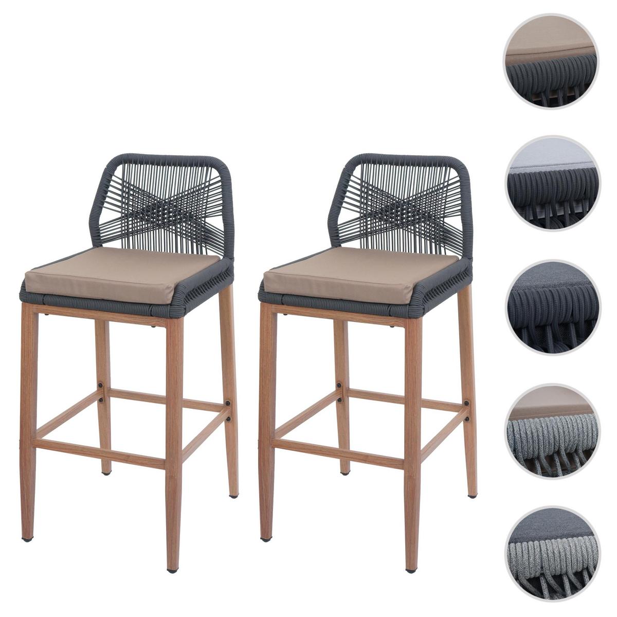 BARHOCKER Anthrazit, Taupe - Taupe/Anthrazit, Metall (45/101/50cm) - MCW