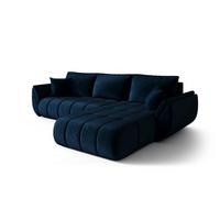 ECKSOFA Misato In Monolith - Dunkelblau, Holzwerkstoff/Textil (280/175cm) - Fun Möbel