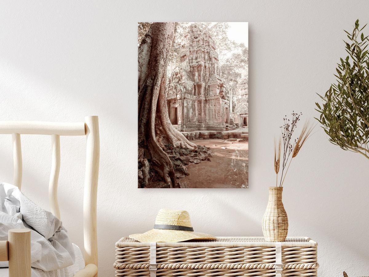 KUNSTDRUCK Braun 80/120 cm - Braun, Textil (80/120cm) - KUNSTLOFT