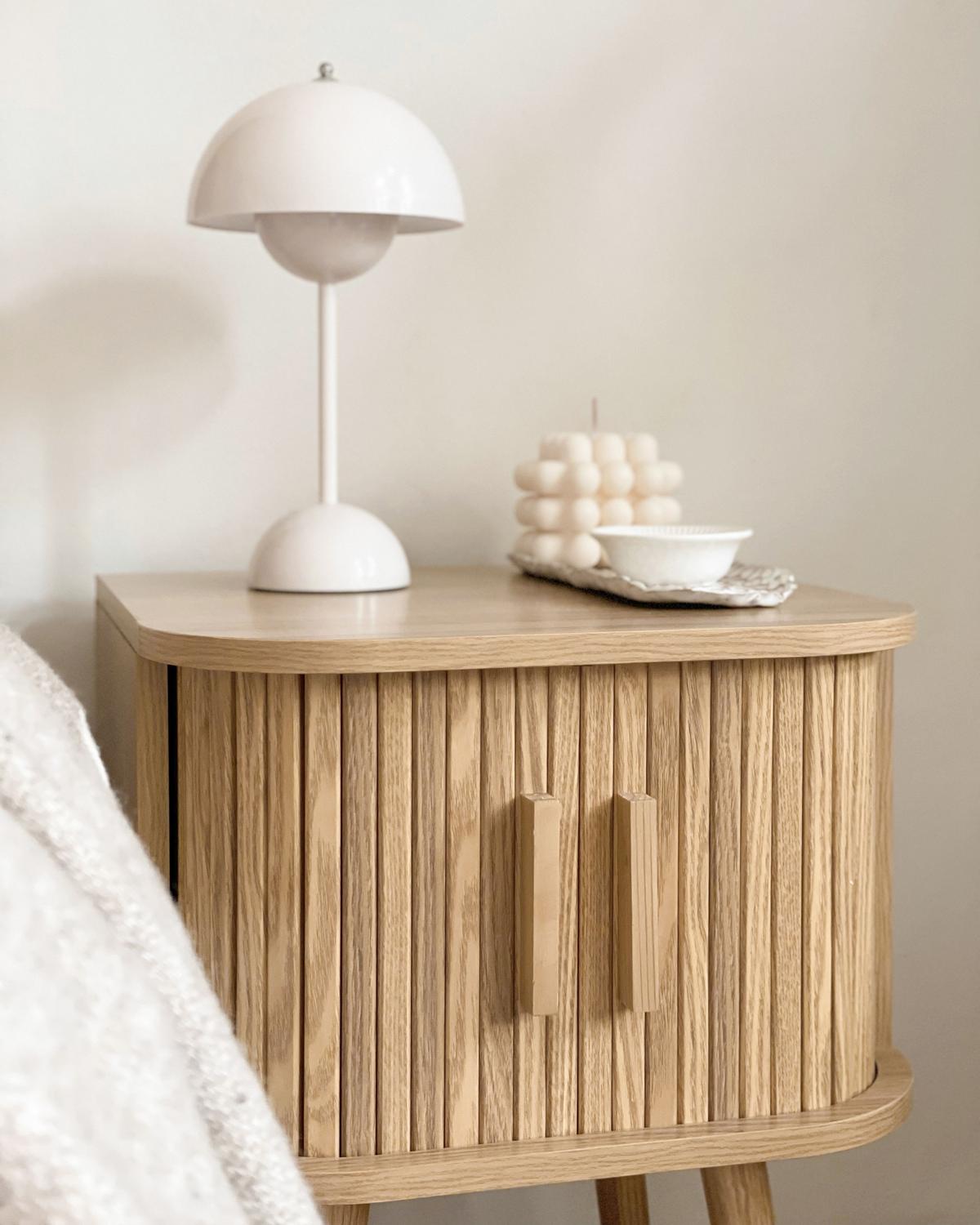 NACHTTISCH Braun Selah - Braun, Holzwerkstoff (40/40/54cm) - Beliani