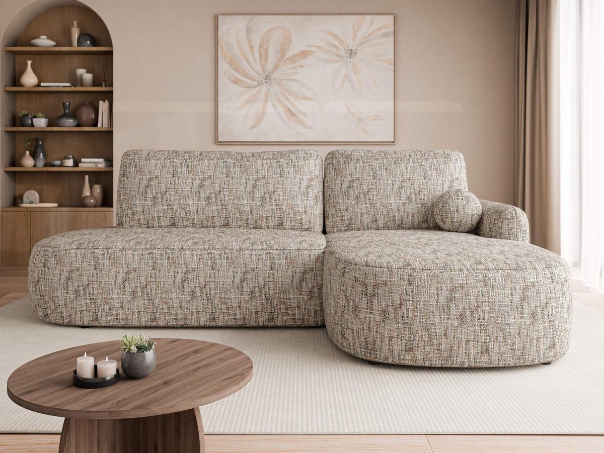 ECKSOFA Loridu O Premium, Seite: Rechts - Multicolor/Schwarz, Holz/Kunststoff (174/274cm) - MIRJAN24