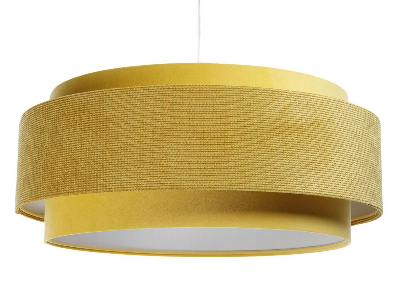 HÄNGELEUCHTE Weiß 60/25 cm - Gelb, Kunststoff (60/1/25cm) - ONZENO