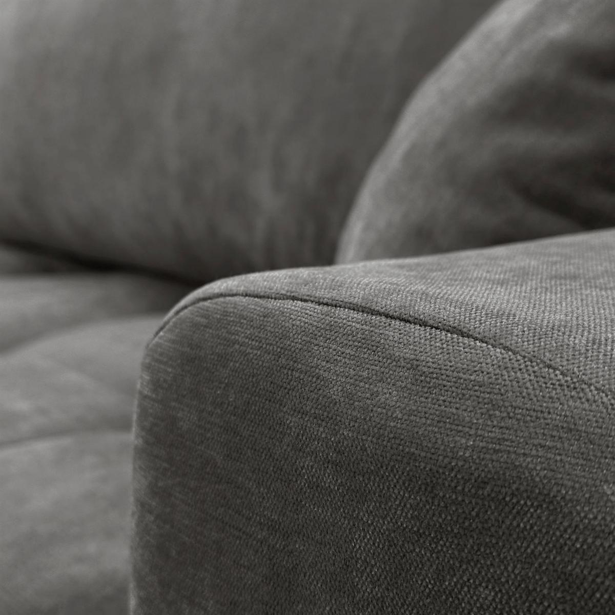 ECKSOFA Gepolstertes CLOUD mit Schlaffunktion und Bettkasten, Wind 21 - Dunkelgrün, Textil (277/143cm) - Lookway