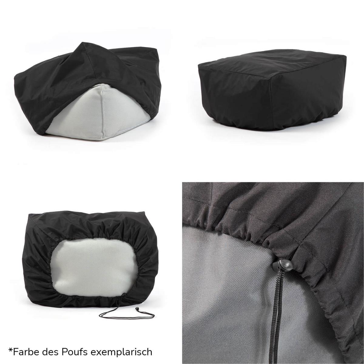 OUTDOOR POUF Der Ruhestifter - Mintgrün, Textil (60/30/50cm) - Mokebo