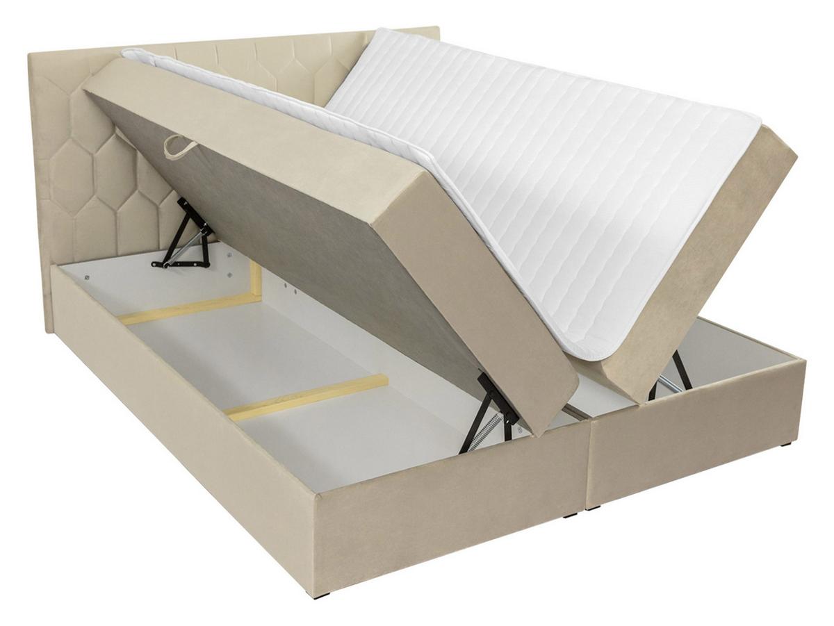 BOXBETT Top M24 - H3 - Violett, Holz (160/200cm) - MIRJAN24