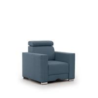SESSEL Canton In Liverpool - Blau, Holzwerkstoff/Textil (94/92/93cm) - Fun Möbel