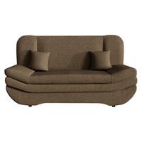 SCHLAFSOFA Weronika - Nussbaumfarben/Schwarz, Holz/Kunststoff (200/95/90cm) - MIRJAN24