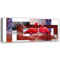 KUNSTDRUCK Rot 90/30 cm - Rot, Textil (90/30cm) - KUNSTLOFT