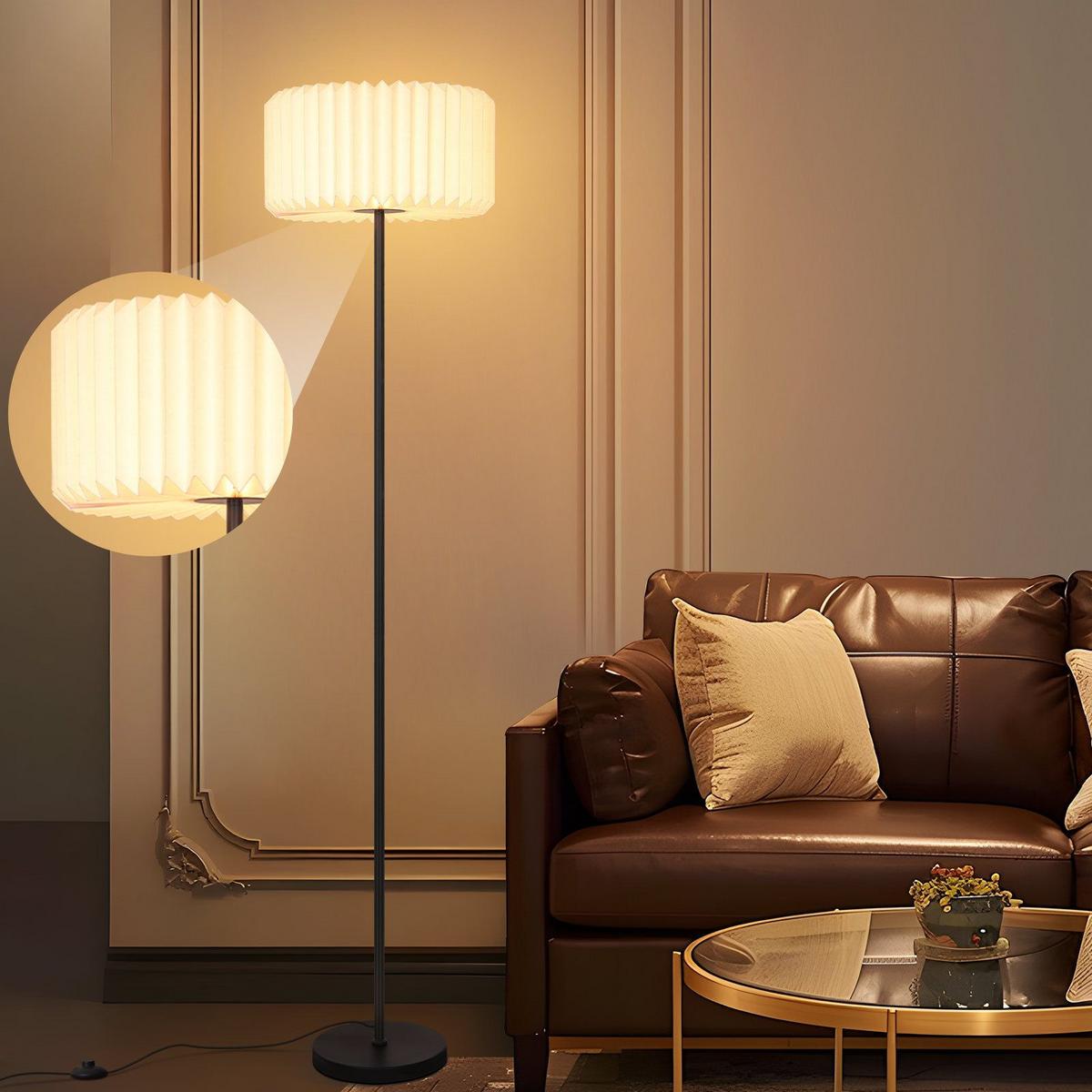 STEHLAMPE Glanzar 152.0/35.0/35.0 cm - Weiß, Karton (35/35/152cm) - ZMH