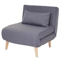 SCHLAFSESSEL Hellgrau - Hellgrau, Textil (75/77/70cm) - MCW