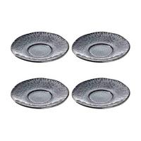 UNTERTASSEN Matera anthrazit ø 15.0 cm 4er Set - Grau, Keramik (15cm) - Leonardo Living