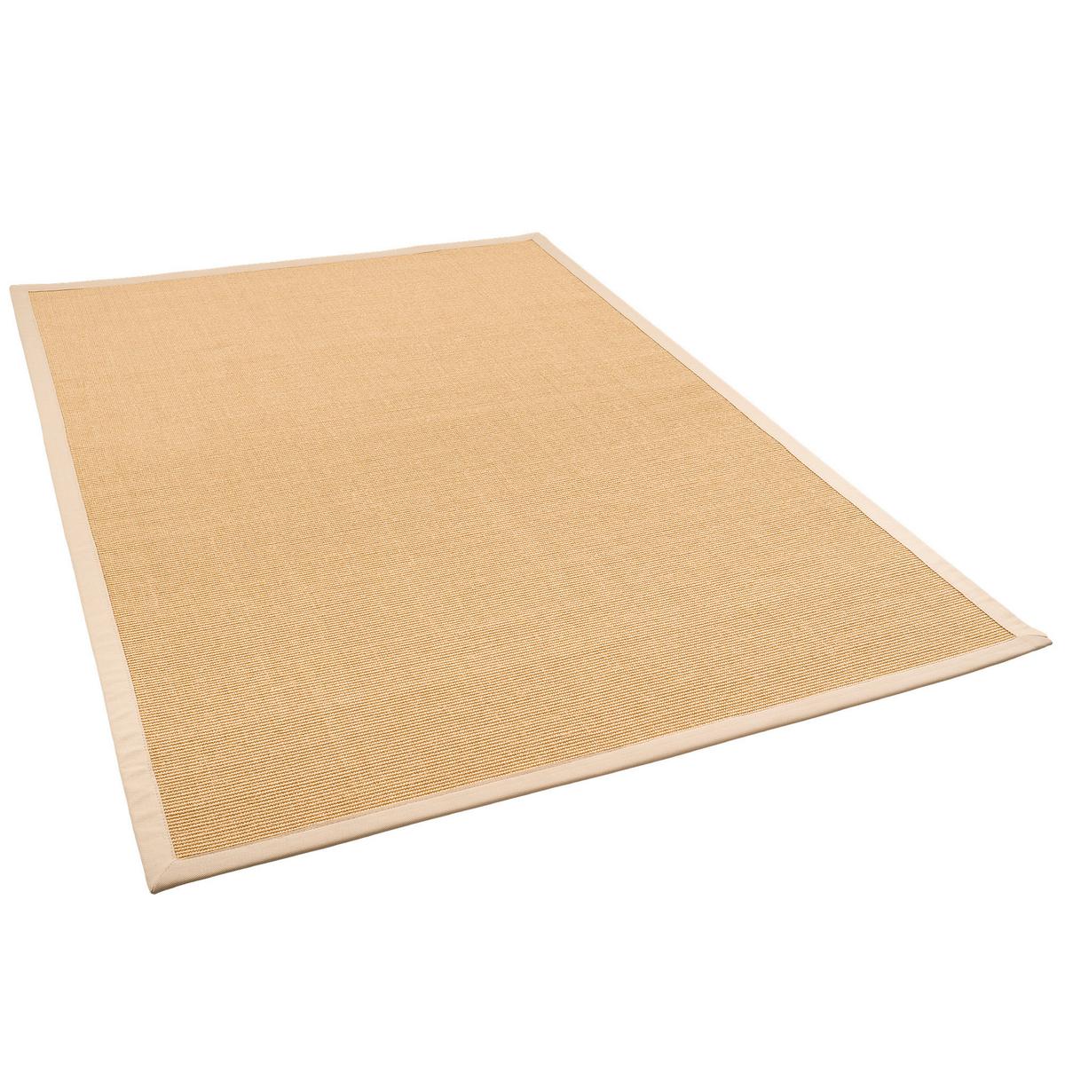 SISALTEPPICH NATURA KLASSISCH MIT BORDÜRE - Beige, Textil (150/150cm) - Pergamon