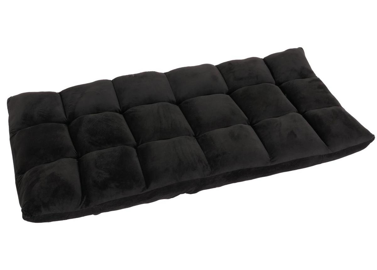 BODENSESSEL Schwarz - Schwarz, Textil (50/55/55cm) - MCW