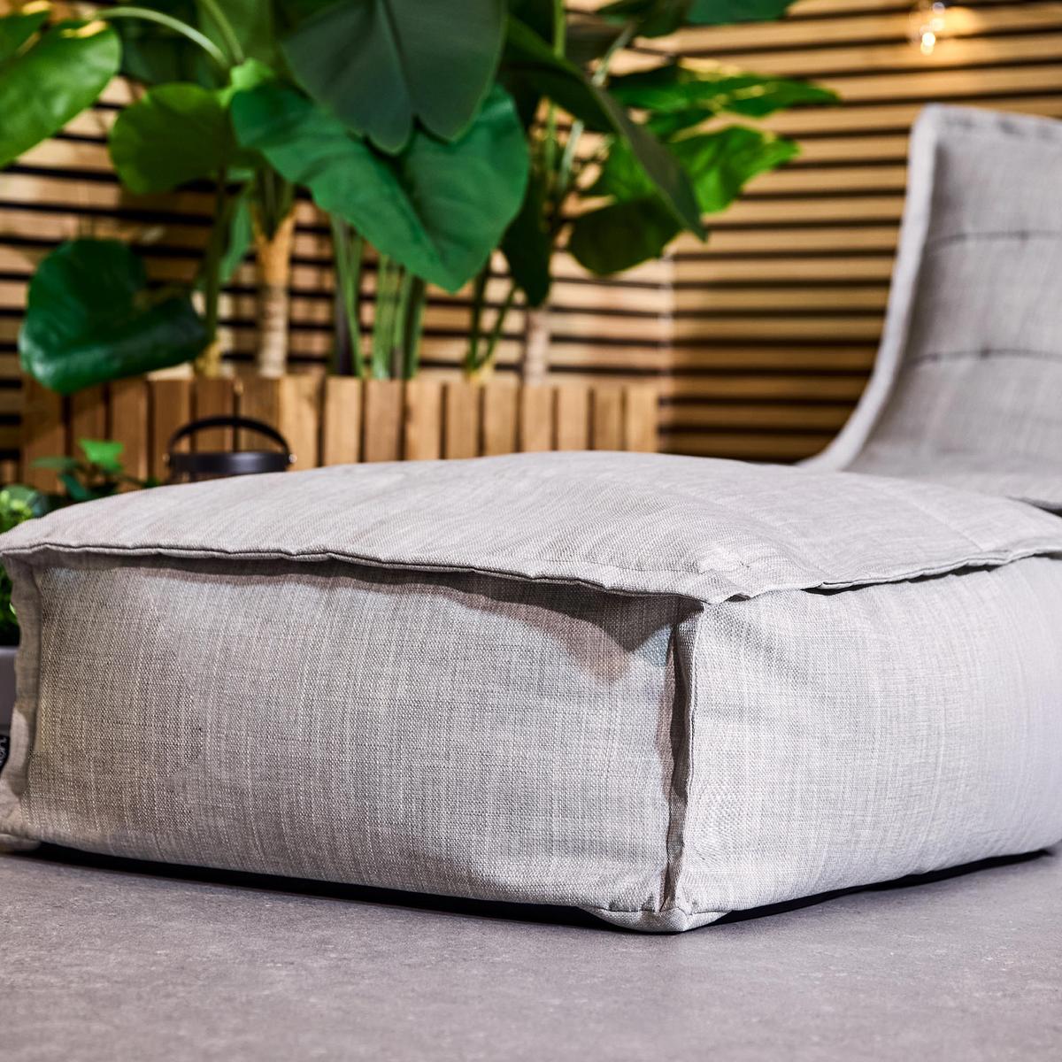 HOCKER Outdoor - Grau, Textil (71/32/71cm) - icon