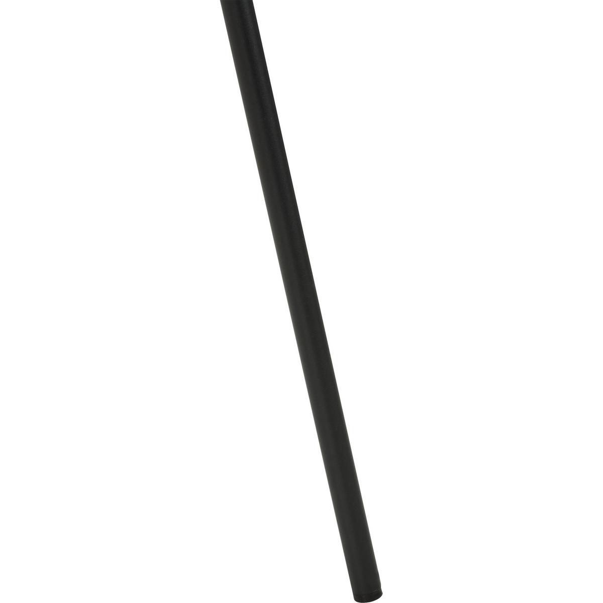 ESSZIMMERSTUHL 2er-Set Kunstleder Braun Luana - Schwarz/Braun, Textil/Metall (50/80/52cm) - Beliani