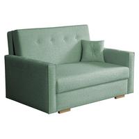 SCHLAFSOFA Viva Sonic II - Türkis/Schwarz, Holz/Textil (133/85/100cm) - MIRJAN24