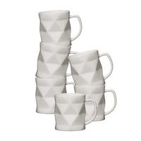 BECHER Tekia weiß 400 ml 6er Set - Weiß, Keramik (0.4L) - Ritzenhoff Breker
