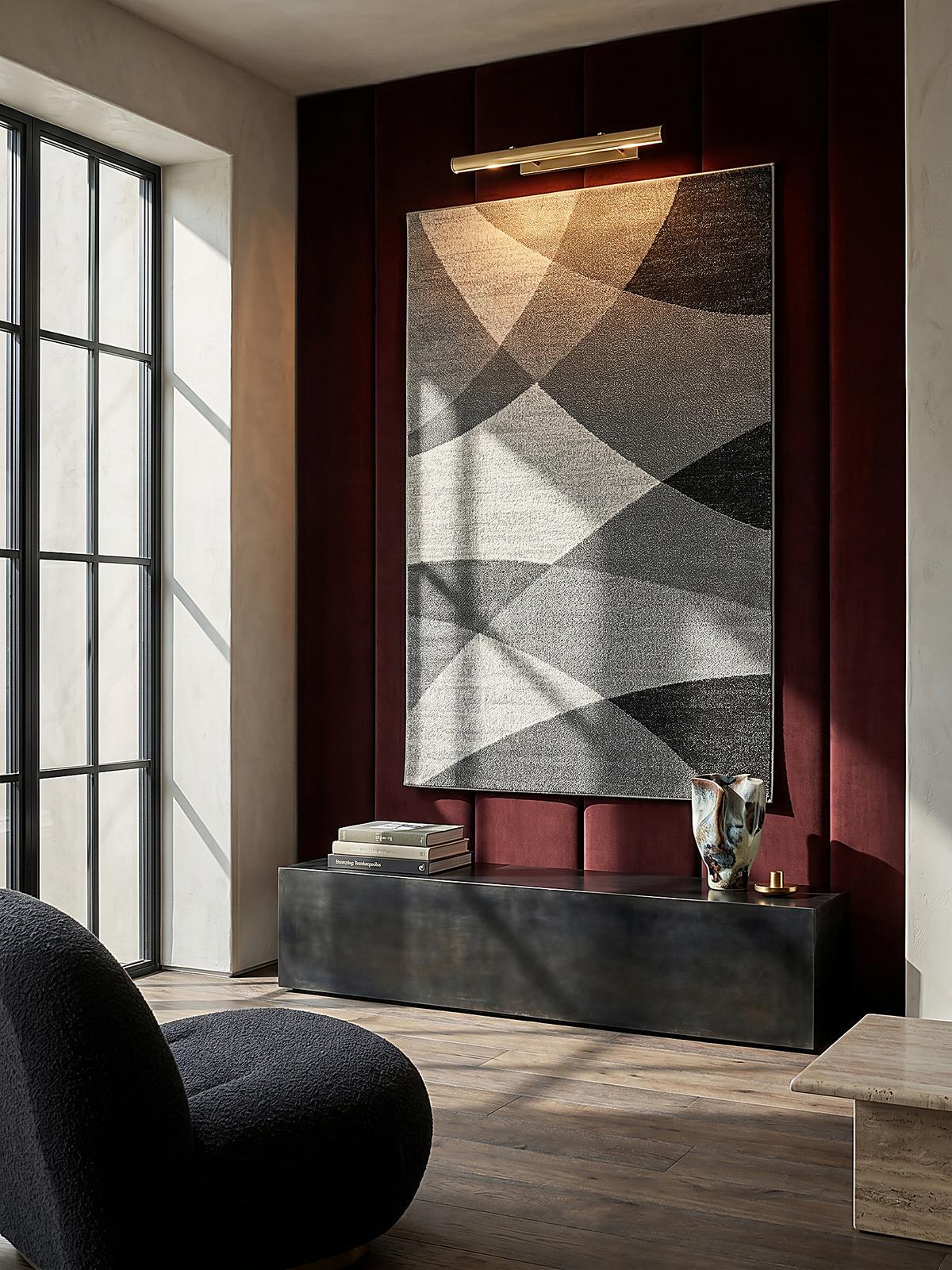 TEPPICH Niederflor Abstrakt THUR Polypropylen Grau 80 x 140 cm - Grau, Textil (80/140cm) - KADIMA DESIGN