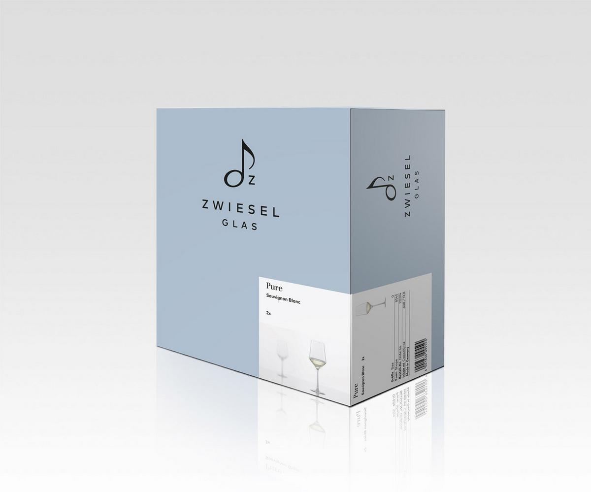WEISSWEINGLÄSER Pure transparent 408 ml 2er Set - Transparent, Glas (0.408L) - Zwiesel Glas