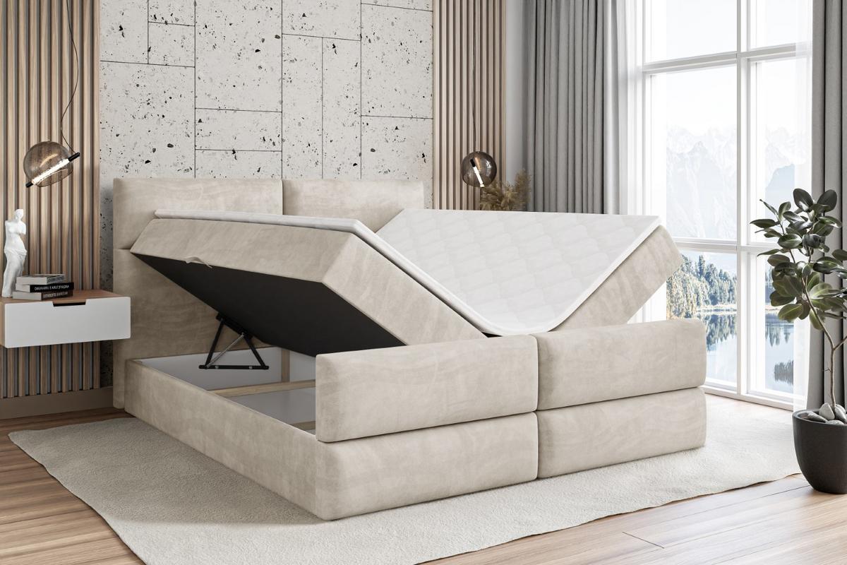 BOXBETT BOXI3-Z - 120x200 cm - H4 - Ecru - Ecru, Holzwerkstoff (120/200cm) - ALTDECOR
