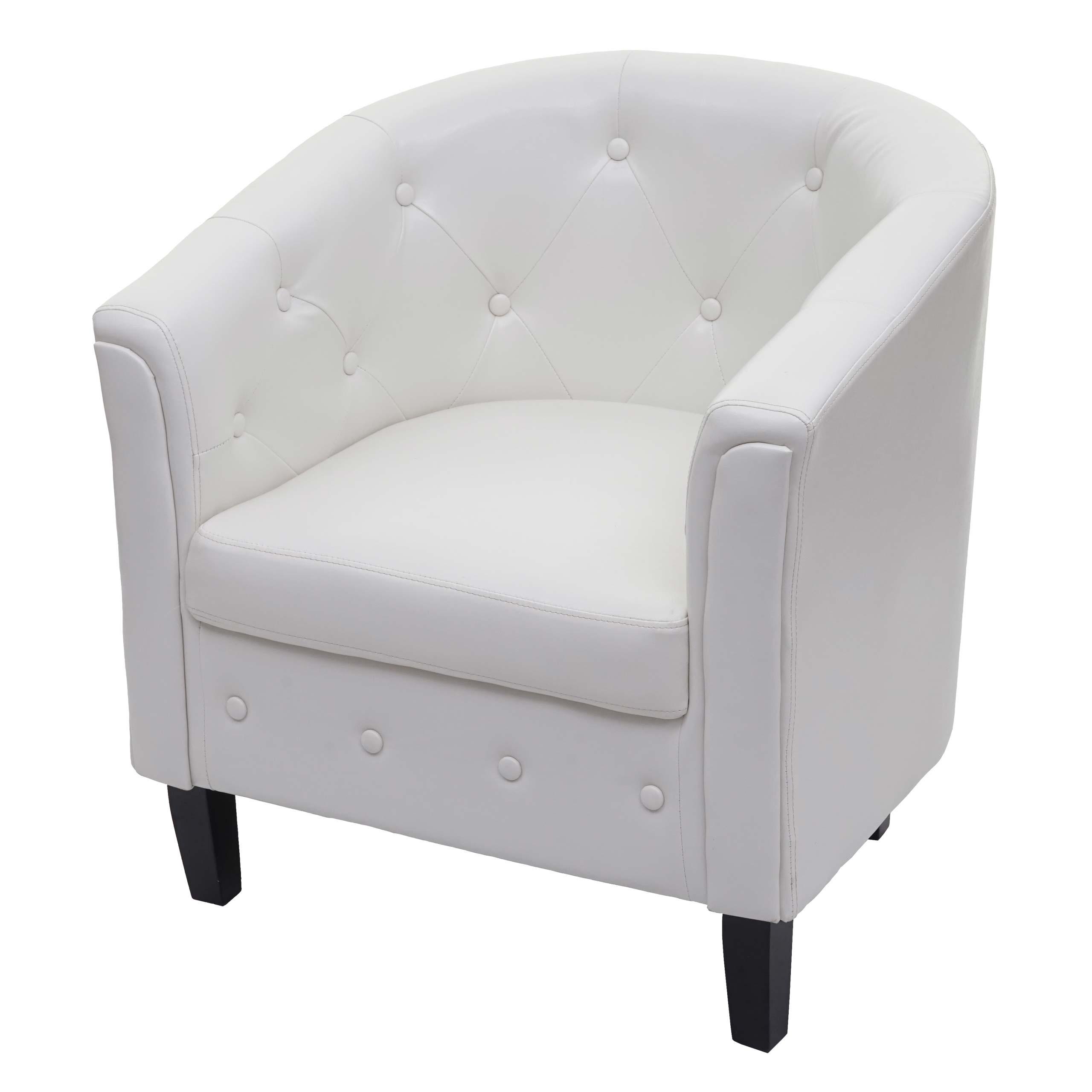 LOUNGESESSEL Weiß - Weiß, Textil (71/75/66cm) - MCW