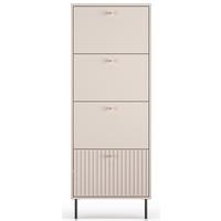 SCHUHKIPPER Caletto 60 cm - Kaschmir/Goldfarben, Holzwerkstoff/Metall (60/161.3/14.7cm) - Selsey