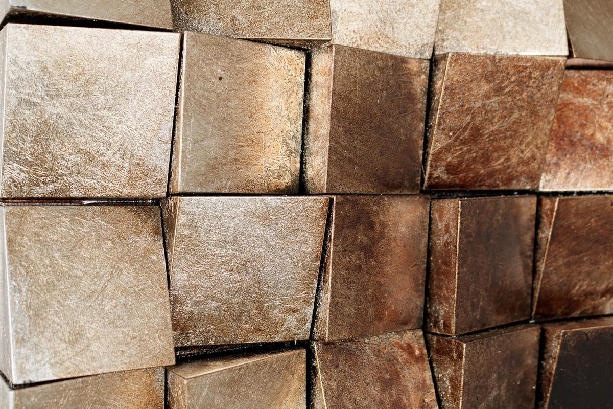 WANDBILD Braun 76/76 cm - Braun, Holz/Kunststoff (8.05/76cm) - KUNSTLOFT