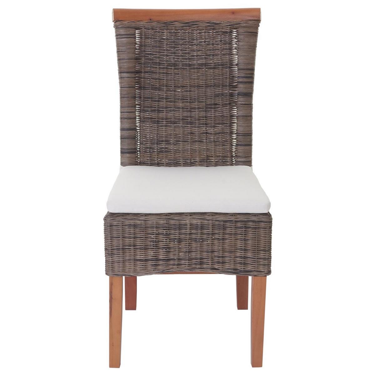 ESSZIMMERSTUHL Braun 6er-Set - Graubraun/Braun, Holz (46/97/59cm) - MCW