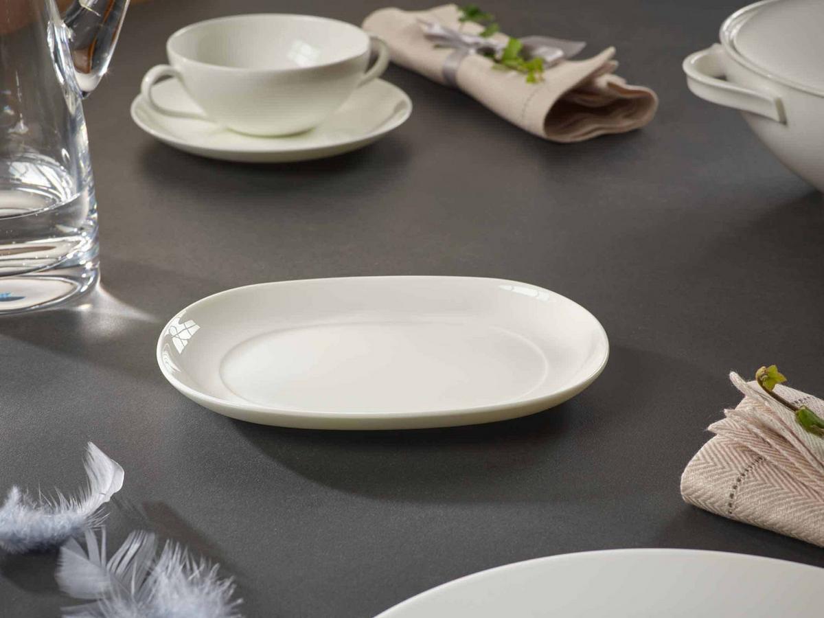 SAUCIERE MIT UNTERTASSE Anmut weiß - Weiß, Keramik (2/2/2cm) - Villeroy & Boch