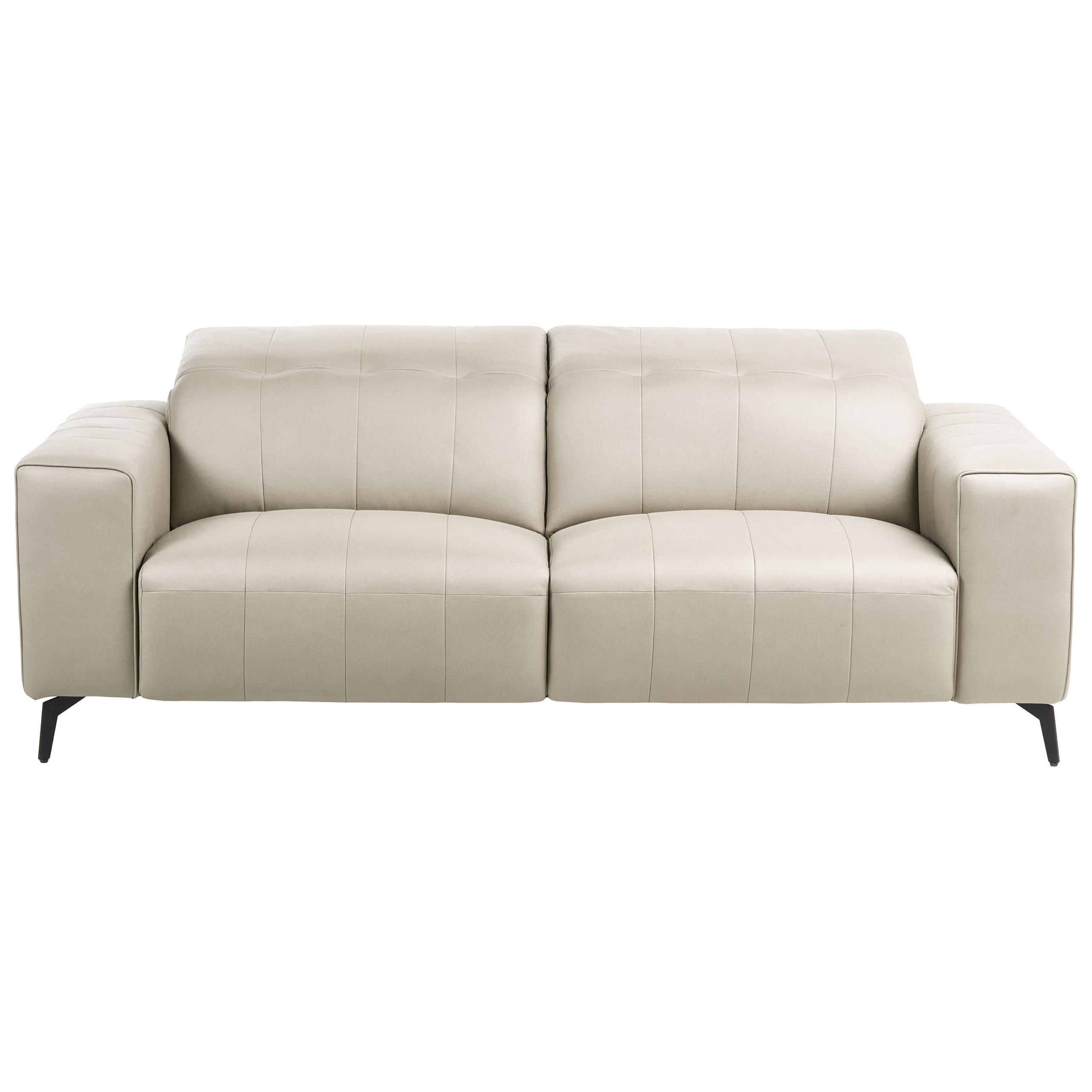3-SITZER-SOFA Stoff Hellbeige Ommel - Beige, Textil (210/80/102cm) - Beliani