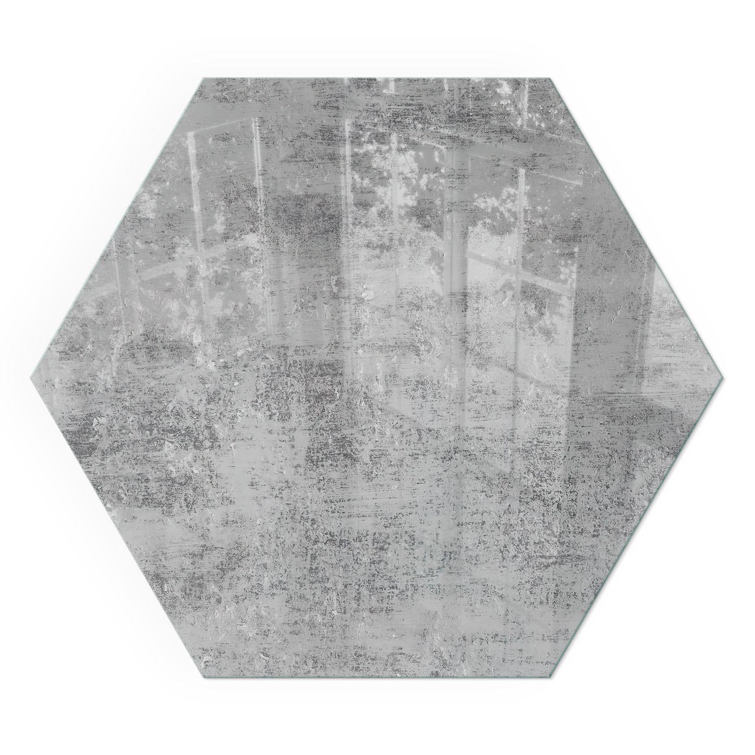 GLASPLATTE für Kamin h40 cm - Grau, Glas (40/40/0.4cm) - TULUP