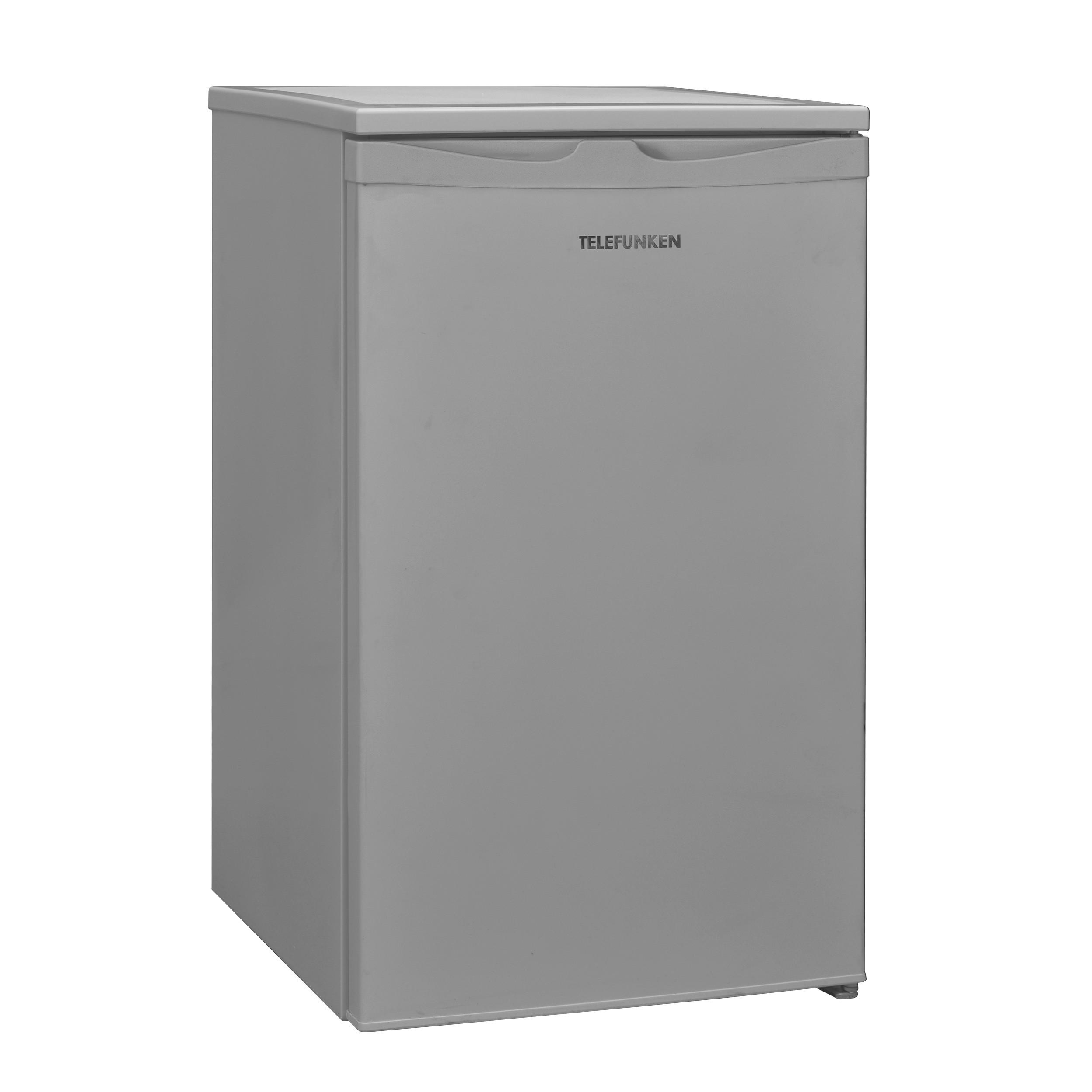 GEFRIERSCHRANK, 63 Liter Nutzinhalt, 4-Sterne, klein, leise, silber, CF-34-101-S - Silberfarben, Kunststoff/Metall (48/82.1/51cm) - Telefunken