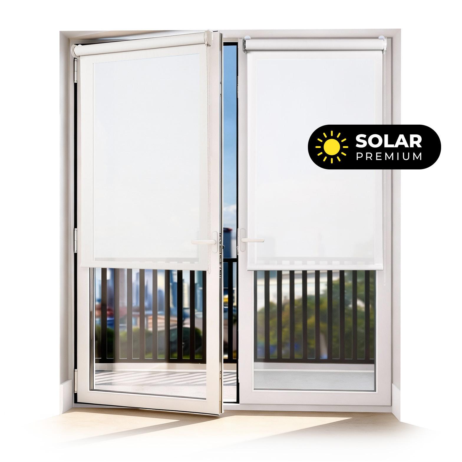 SCREEN-ROLLO Plus Easyfix Weiß 45x180 - Weiß, Kunststoff (45/180/1cm) - STORESDECO